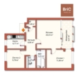 Reizendes City Flat - SICHERES INVESTMENT - Gute Lage! Inkl. Garage u. Wintergarten - Grundrissplan